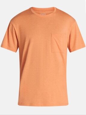 Athletic Works Men's 4X Heathered Orange Pocket Tee